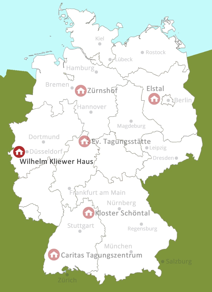 Kurs Orte Deutschland Karte Wilhelm Kliewer Haus