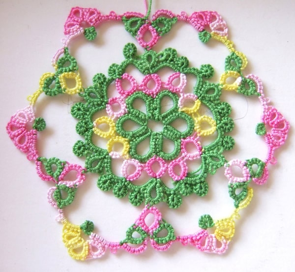 Romantisches Sechseck Schiffchenocchi